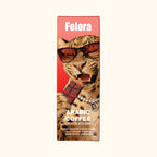 Felora Arabic Coffee chocolate bar — packaging front