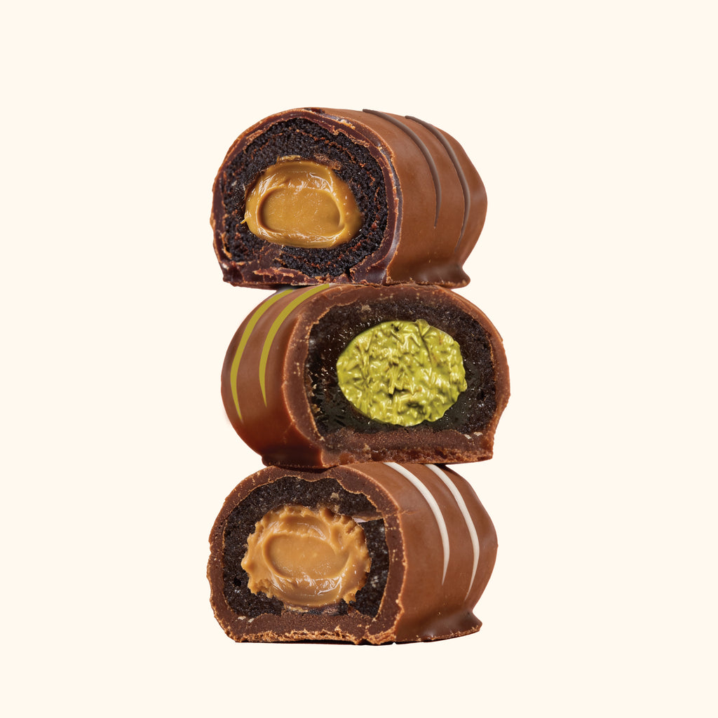 Felora Assorted Filled Dates — texture close-up