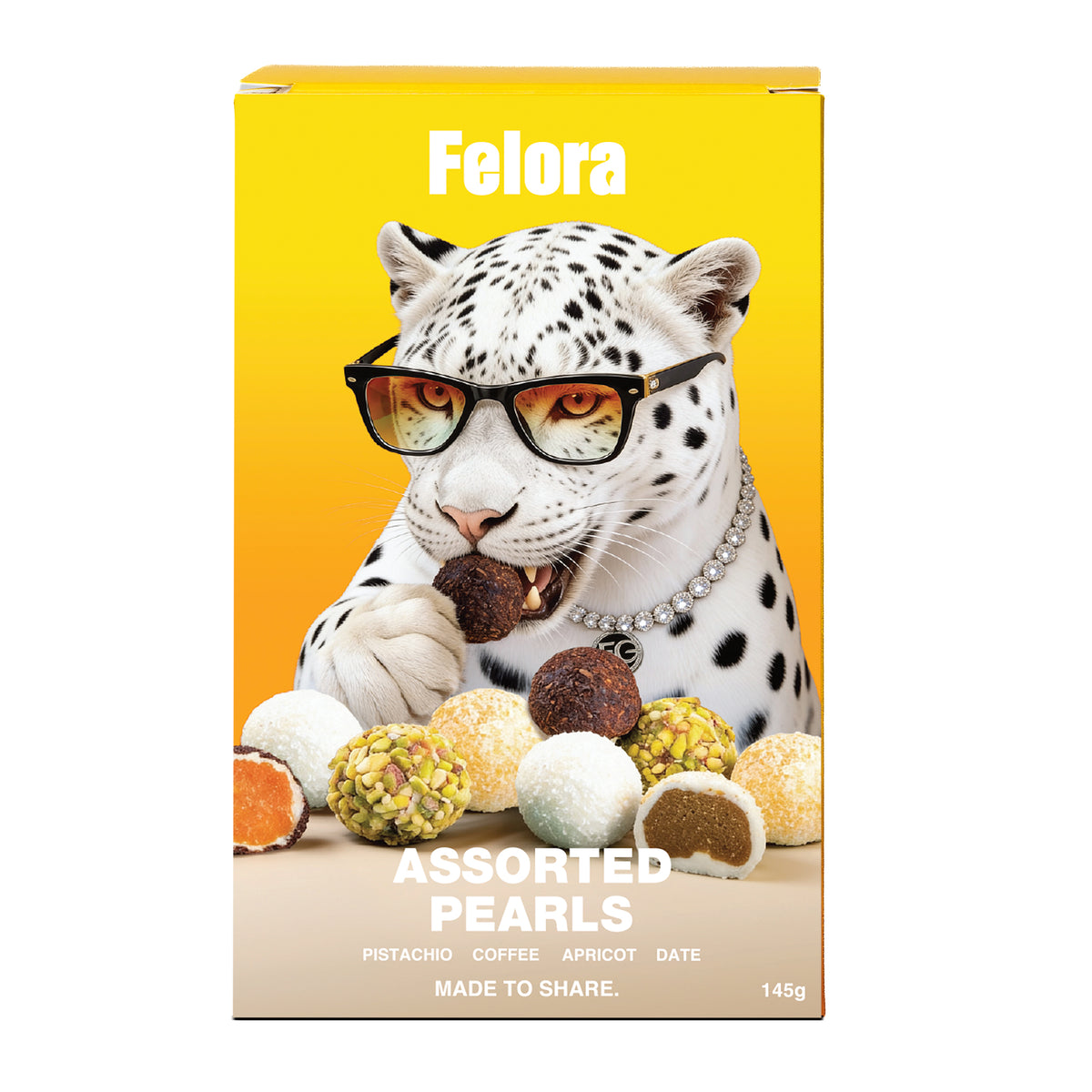 Felora Assorted Sweet Pearls — packaging front