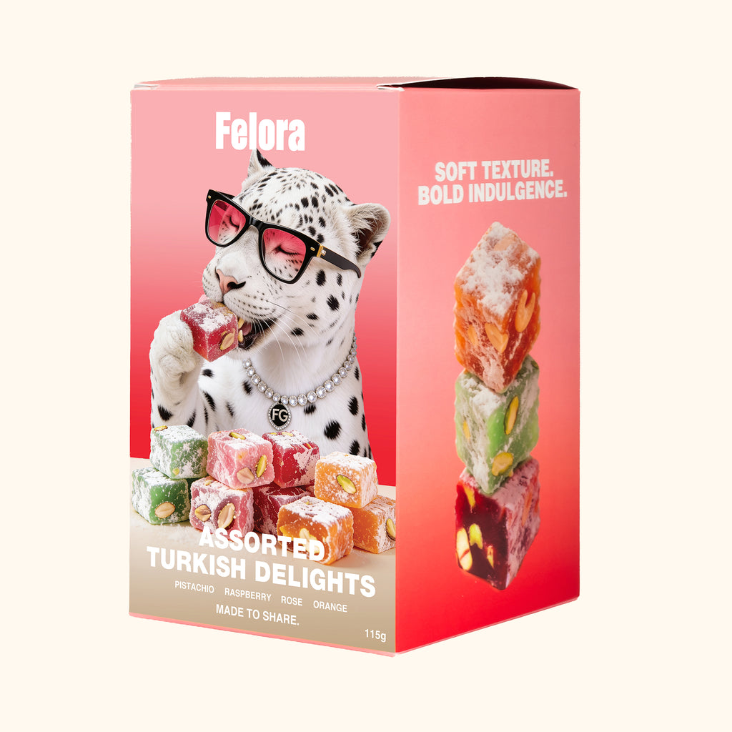 Felora Assorted Turkish Delights — packaging angle