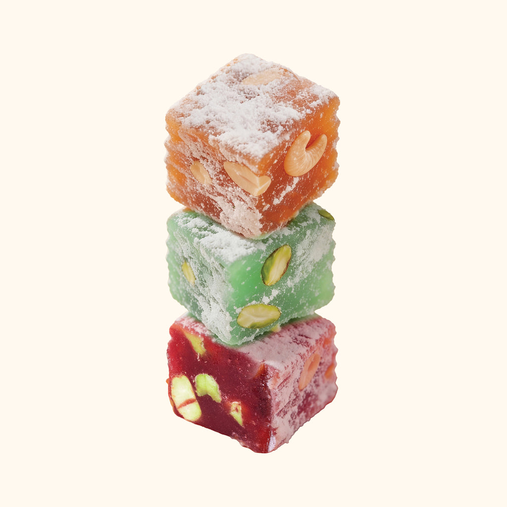 Felora Assorted Turkish Delights — texture close-up