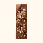 Felora Tahina Kunafa chocolate bar — texture close-up