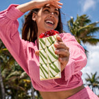 Felora Matcha Raspberry chocolate bar — campaign scene