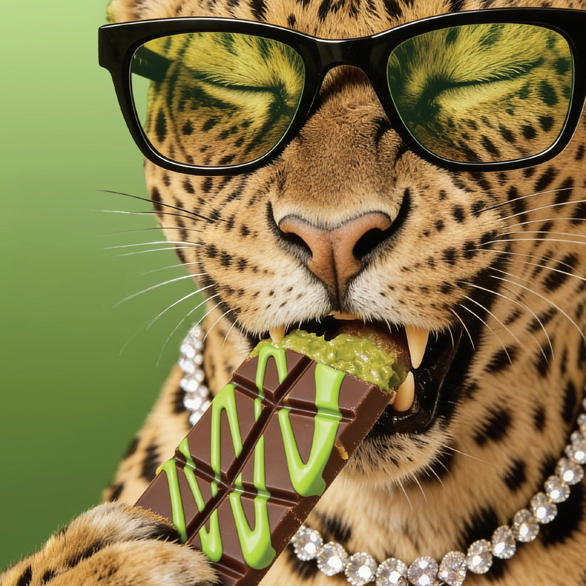 Felora Pistachio Kunafa chocolate bar — campaign portrait
